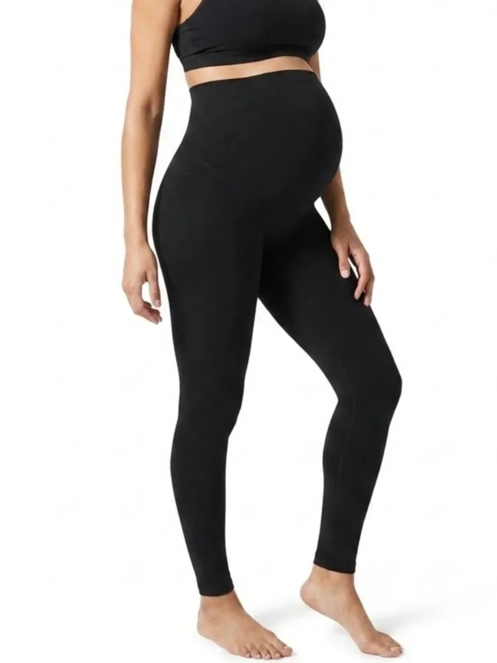 BLANQI Everyday Highwaist Postpartum Maternity Support Leggings Black Size M